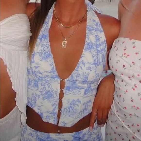 Edikted Two Piece Blue Set - Picture 3 of 3